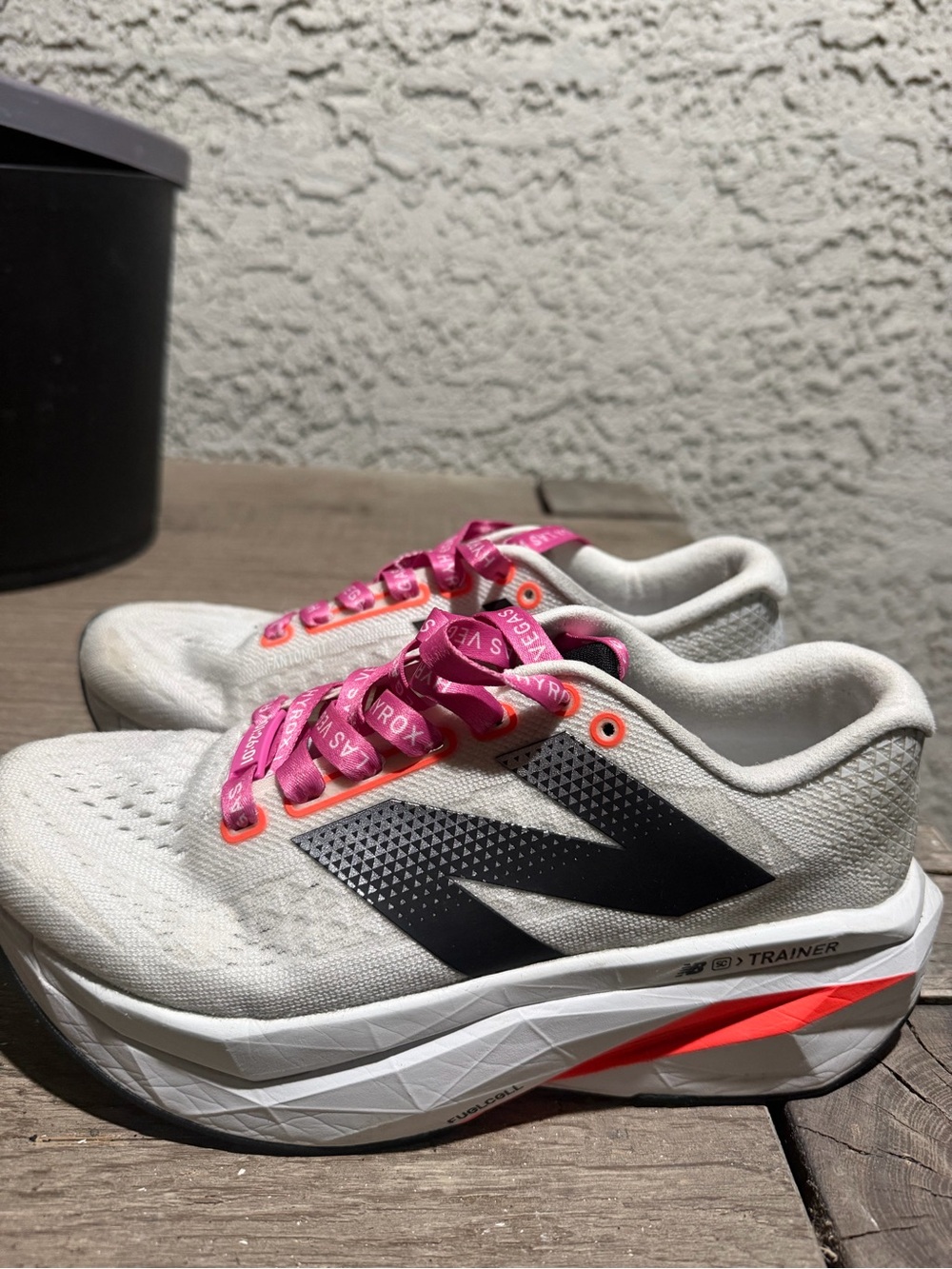 New Balance fuelcell supercomp trainer v3 Women's White & Pink Running Trainer